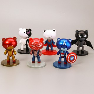 (สินค้าพร้อมส่งในไทย) โมเดล ฟิกเกอร์ BearBrick Avenger DC Mini Figures