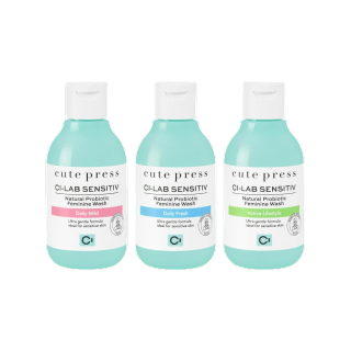 CUTE PRESS CI-LAB SENSITIV NATURAL PROBIOTIC FEMININE WASH 150 ml (ผลิตภัณฑ์ทำความสะอาดจุดซ่อนเร้น สูตรอ่อนโยน)