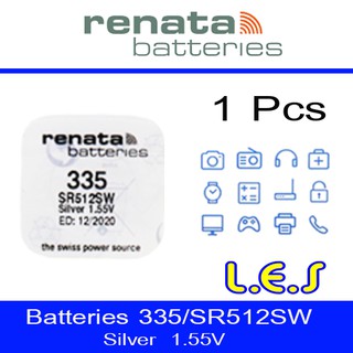 ภาพหน้าปกสินค้าถ่านกระดุม Renata 335 / SR512SW Watch Battery Button Coin Cell ซึ่งคุณอาจชอบสินค้านี้