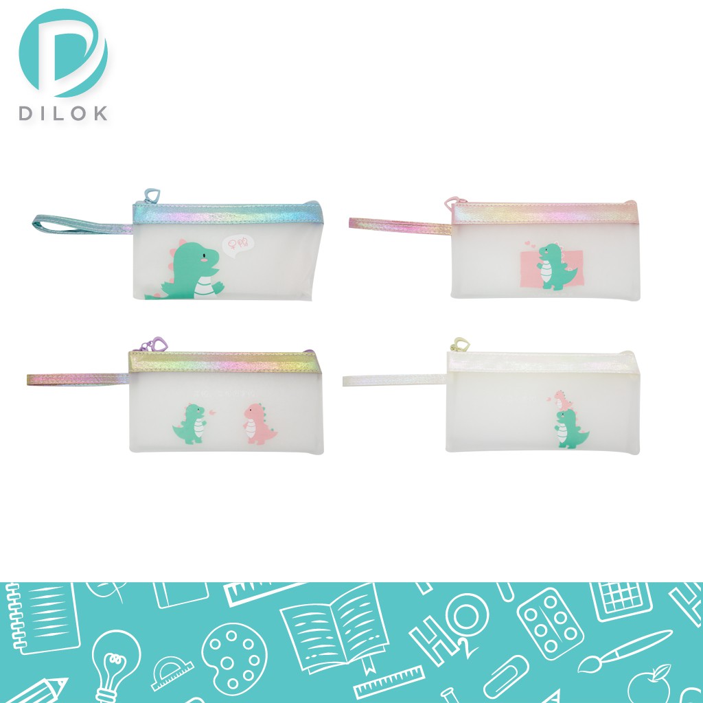 dilok-กระเป๋าดินสอซิลิโคน-3pc145