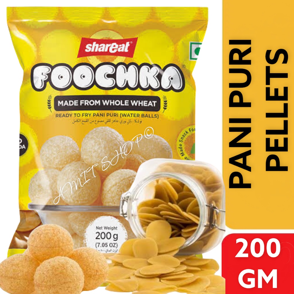 ภาพหน้าปกสินค้าPani Puri 200g (Ready To Fry) แผ่นแป้งสําหรับทอด ขนมอินเดีย 200g.