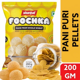 Pani Puri 200g (Ready To Fry) แผ่นแป้งสําหรับทอด ขนมอินเดีย 200g.
