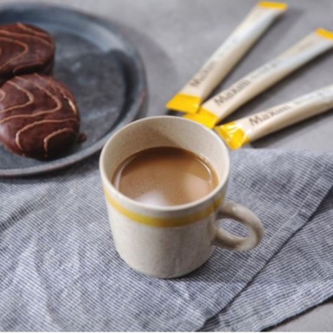 maxim-white-gold-coffee-20-ซอง-234-g-กาแฟสำเร็จรูปสูตรผสมน้ำตาลธรรมชาติและนมขาดมันเนยจากประเทศเกาหลี