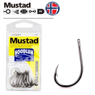 สินค้า Mustad ตะขอเบ็ด ตาเบ็ด ตัวเบ็ด Mustad Hoodlum