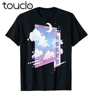 เสื้อคู่รัก - ผู้ชาย tshirt โอเวอร์ไซส์ 80s Retro Vaporwave | พาสเทล โกธ ซอฟต์ กรันจ์ | เสื้อยืดคาว