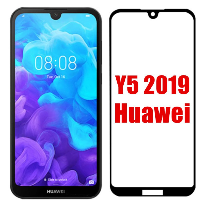 Huawei Y5 2019 กระจกนิรภัยกันรอยหน้าจอสมาร์ทโฟน แบบเต็มจอ สําหรับ ...
