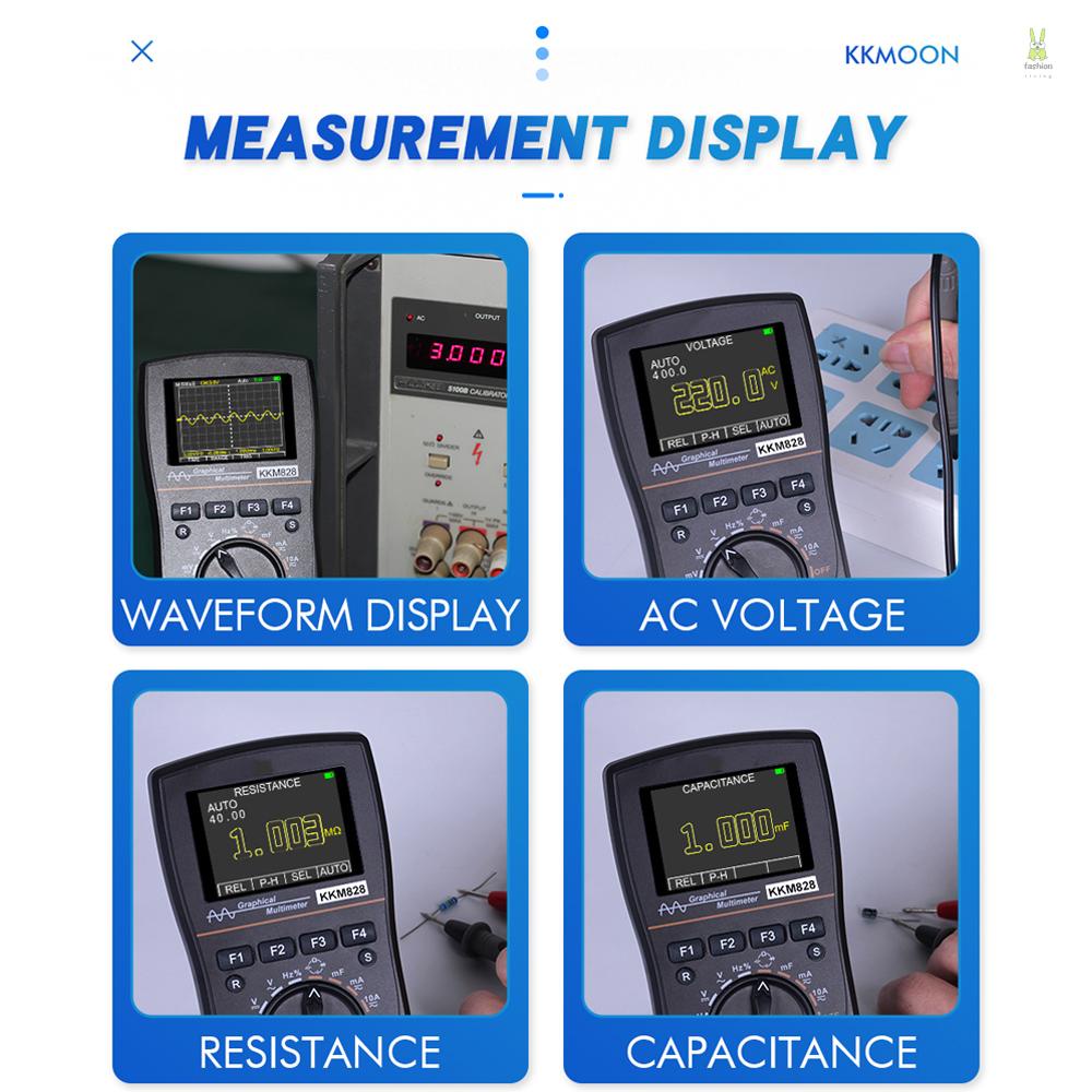 flt-kkmoon-kkm828-มัลติมิเตอร์ออสซิลโลสโคปดิจิทัลอัจฉริยะ-2-in-1-พร้อมหน้าจอสี-2-4-นิ้ว-แบนด์วิดท์-1mhz-อัตราการสุ่มตัวอย่าง-2-5msps-สําหรับทดสอบ-diy-และอิเล็กทรอนิกส์