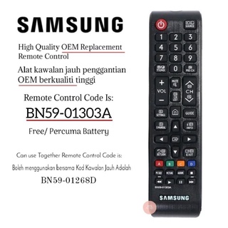 Bn59-01303a รีโมตคอนโทรล แบบเปลี่ยน สําหรับสมาร์ททีวี Led Samsung UA49MU6303KXXM