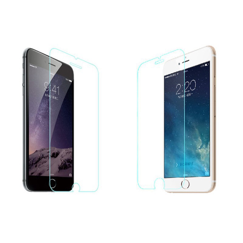 อุปกรณ์กันรอยหน้าจอ-ฟิล์ม-iphone-5-5c-5s-6-6plus-6s-7-8-7plus-x-tempered-glass-ฟิล์ม