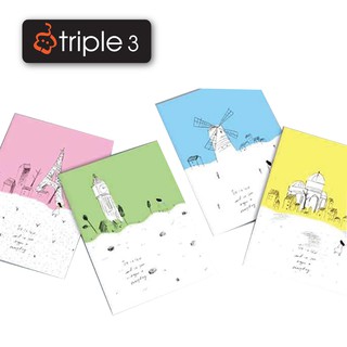 Triple3 สมุดปกอ่อน b5 (NOTEBOOK  B5) 1 เล่ม