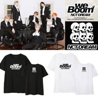 Kpop NCT DREAM We Boom Loose Tshirt for Men and Women Support Cotton T-Shirt Fashion Tee