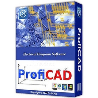 สินค้า 🔥 ProfiCAD ver.10 [ตัวเต็ม] [ถาวร] โปรแกรมเขียนแบบวิศวกรรมไฟฟ้า 2022🔥