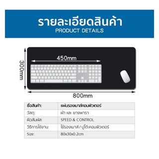 ภาพขนาดย่อของภาพหน้าปกสินค้าลดล้างสต๊อก แผ่นรองเมาส์ Desk Mat แผ่นรองเม้าส์ ลายน่ารัก แผ่นใหญ่ ขนาด 80x30 cm Gaming Mousepad จากร้าน pogs.shop บน Shopee ภาพที่ 2