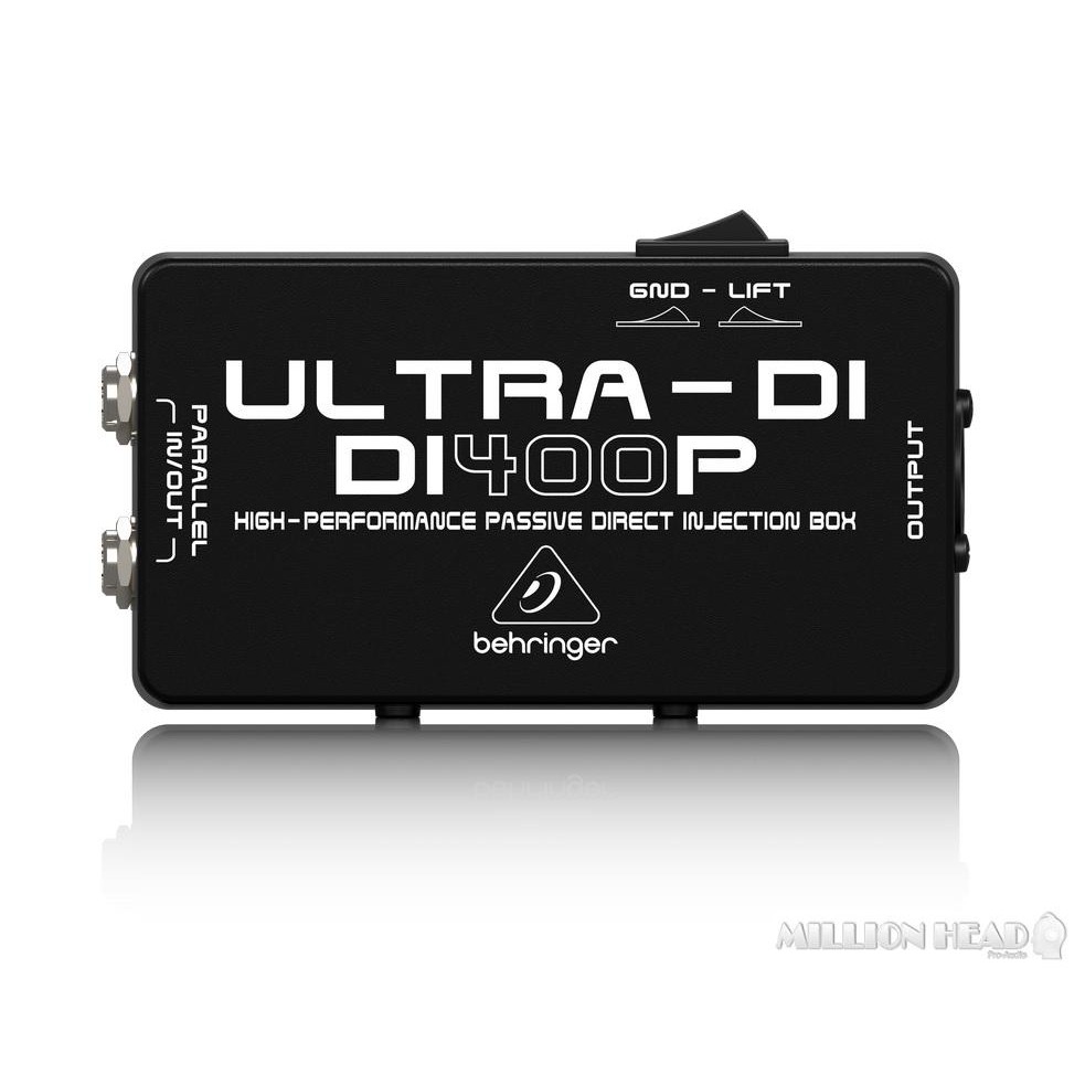 ราคาและรีวิวBehringer : ULTRA-DI DI400P ( DI Box แบบ Passive ไม่ต้องใช้ถ่าน คุณภาพดี )