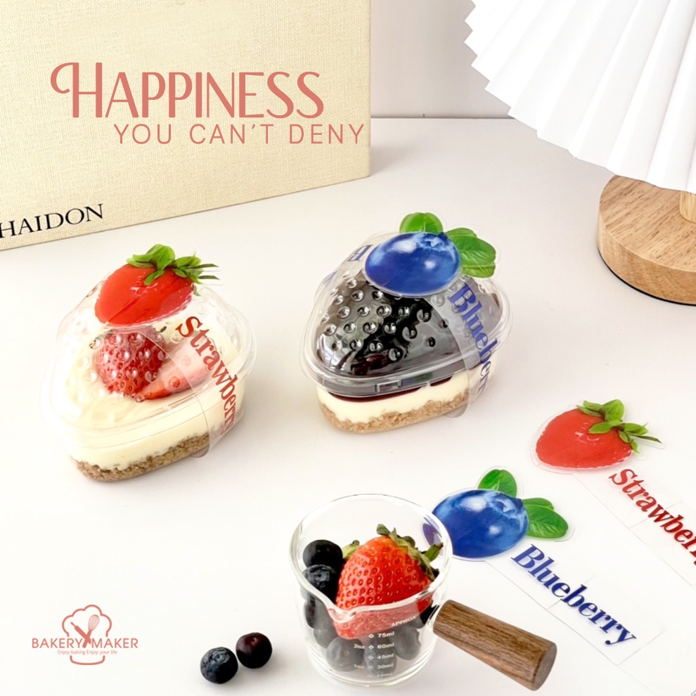 กล่องพลาสติก-สตรอเบอรี่-บลูเบอรี่-พร้อมสายคาด10ชุด-strawberry-blueberry-ถ้วยมูส-ชีสเค้ก-กล่องสตรอร์เบอรี่-ถ้วยบลูเบอรี