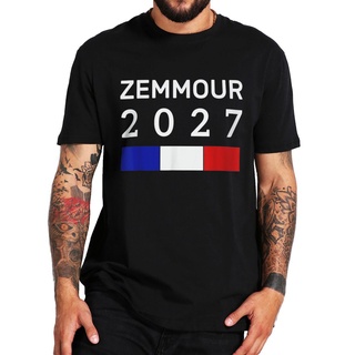 Zemmour เสื้อยืดลําลอง ผ้าฝ้าย 100% แขนสั้น พิมพ์ลาย Zemmour Fans โอเวอร์ไซซ์ เหมาะกับฤดูร้อน สําหรับผู้ชาย และผู้หญิง 2