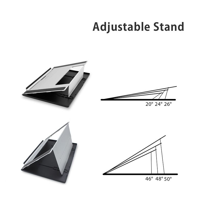 ขาตั้งอเนกประสงค์-huion-สำหรับวางจอวาดภาพ-adjustable-foldable-desk-stand-for-pen-display-huion-wacom-ugee-xp-pen
