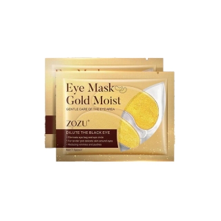 [ใส่โค้ด A5K62DW ลดทันที 20%] มาส์กใต้ตา Zozu Eye Mask Gold Moist คอลลาเจนทองคำบริสุทธิ์ [7.5 g.] ลดรอยคล้ำ ตีนกา