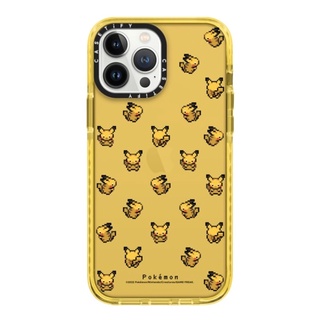 (พร้อมส่ง)13ProMax/13Pro/13/12ProMax/11 Casetify Pixel Pokemon Pikachu All Direction Walk Impact Case