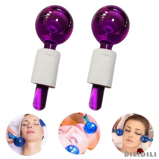 2x Ice Globes Water Wave Wrinkle Remover Tightening Reduce Puffiness and Dark Circles Face Roller