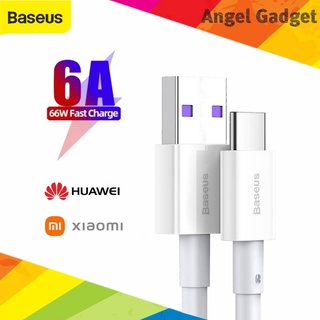 แท้ 🔥 Baseus สายชาร์จเร็ว Huawei / Xiaomi Turbo Charge USB to Type-C 66W