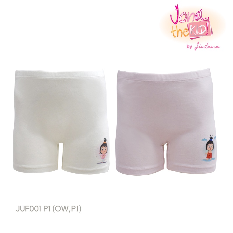 ภาพหน้าปกสินค้าJintana กางเกงขาสั้นเด็กP1 (เซ็ต 2 ตัว) ลายการ์ตูน