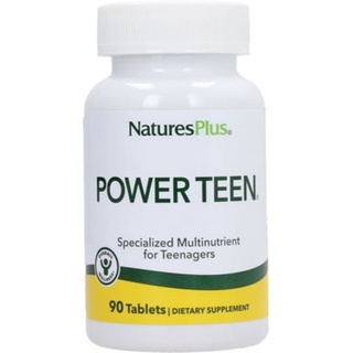 NaturesPlus Natures Plus Source of Life, Power Teen, 90 Tablets วิตามินเด็ก วัยทีน วัยรุ่น วิตามินสำหรับเด็ก วิตามินรวม