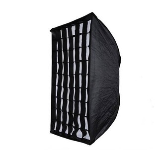 Godox Softbox 80 x 120cm  Portable Rectangular Honeycomb Grid Softbox GODOX Softbox Bowens Mount, Aluminum Ring Adaptor,