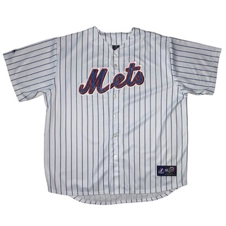 เสื้อเบสบอล Mets Majestic Size2XL