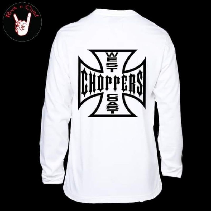 เสื้อแขนยาวเด็กสีดำลาย-chopper