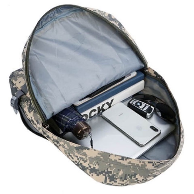 กระเป๋าใบละ-100-กระเป๋าเป้ลายทหาร-ถูกสุดใน-shopee