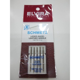 ELVIRA เข็มเย็บหนัง เบอร์ 80,90 LEADER/CUIR LEATHER NEEDLE NO.80,90,100   (11-8101-6037)