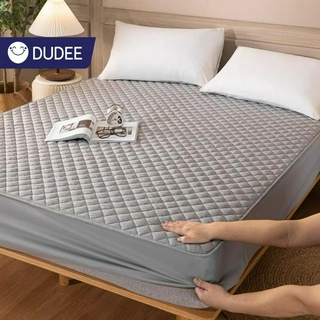 DUDEE ผ้าปูมีหลายสีหลายลายให้เลือก คลุมที่นอน คลุมรัดมุม 4 มุม คลุมกันเปื้อน Premium