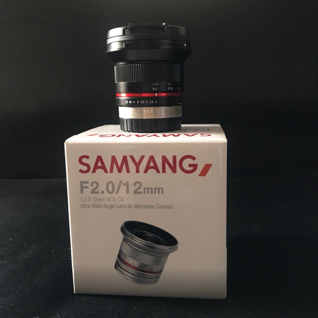 SAMYANG 12mm F2 (Black) Fuji mount | Shopee Thailand