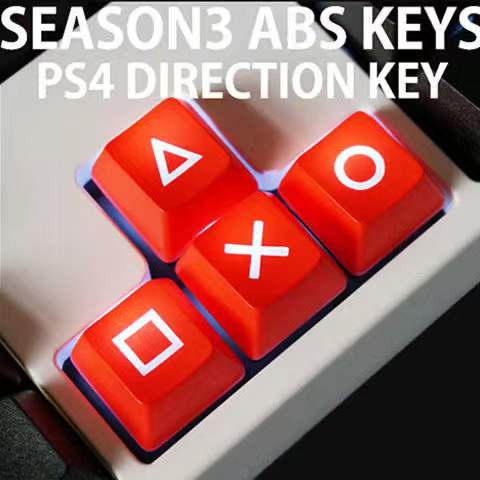 abs-psp-keycaps-heart-keycap-light-transmission-ปุ่มแต่งคีย์บอร์ดจาก-คีย์เเคป-ปุ่มกดลูกศร-วัสดุ-abs-enter-esc-keycap-สีแดง-สีดำ-4-ชิ้น-สำหรับ-pc-คอมพิวเตอร์-โน้ตบุ้ก