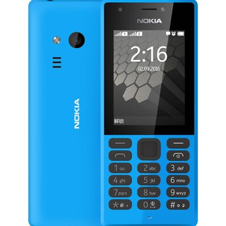 โทรศัพท์มือถือ โนเกียปุ่มกด NOKIA PHONE 216 (สีฟ้า)  ใส่ได้ 2ซิม AIS  TRUE DTAC MY 3G/4G  จอ 2.4 นิ้ว ใหม่2020 ภาษาไทย