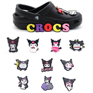 สินค้า ใหม่ ตัวติดรองเท้า Crocs Jibbitz วัสดุ PVC ลายการ์ตูนคุโลมน่ารัก สําหรับตกแต่งรองเท้าแตะ DIY