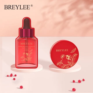 BREYLEE  มาส์กตาทับทิม 60ชิ้น/30 คู่ + มาส์กหน้าไวท์เทนนิ่งเซรั่ม whitening serum face care eye mask COD