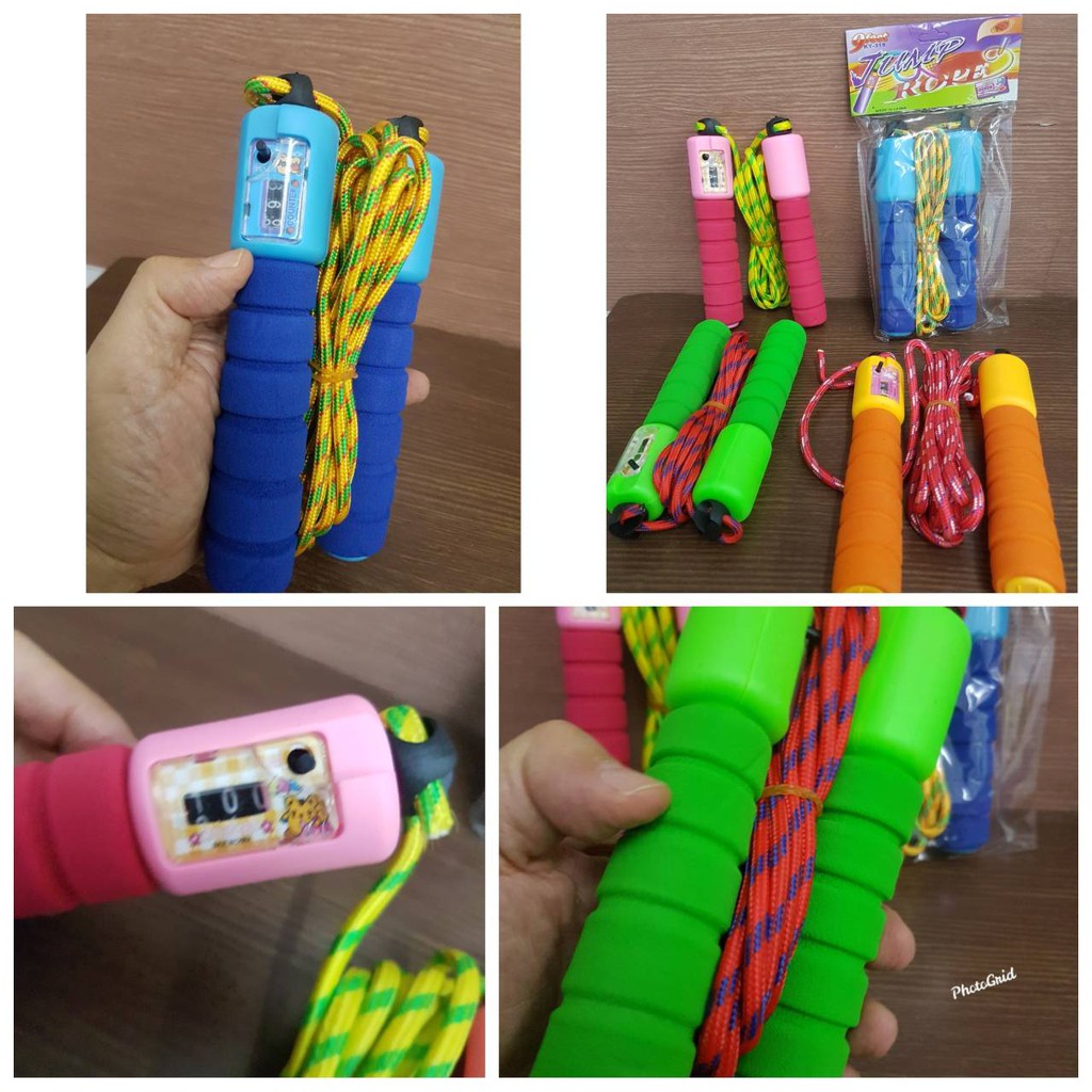 JUMP ROPE เชือกกระโดด แบบนับรอบได้ ในตัว มีปุ่มกดตั้งค่าการนับได้ สาย ...