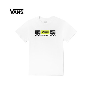 Vans New Bf เสื้อยืดลําลองสําหรับผู้ชายผู้หญิงแขนสั้นคอกลมทรงหลวมเหมาะกับการเล่นกีฬา