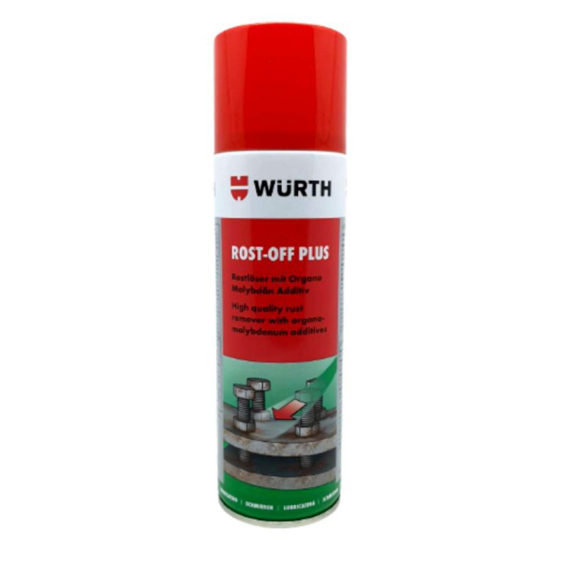 Wurth น้ำยากัดสนิม คลายเกลียว ROST ปริมาณ 300ml.ให้ข้อต่อต่างๆ ทำงานได้ ...