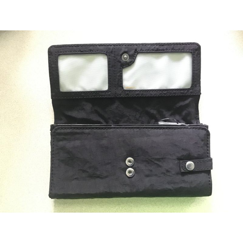 ของแท้-กระเป๋าสตางค์-kipling-brownie-lg-orgwallet-สีดำ-มือ-1-เป็นของเก่าเก็บ