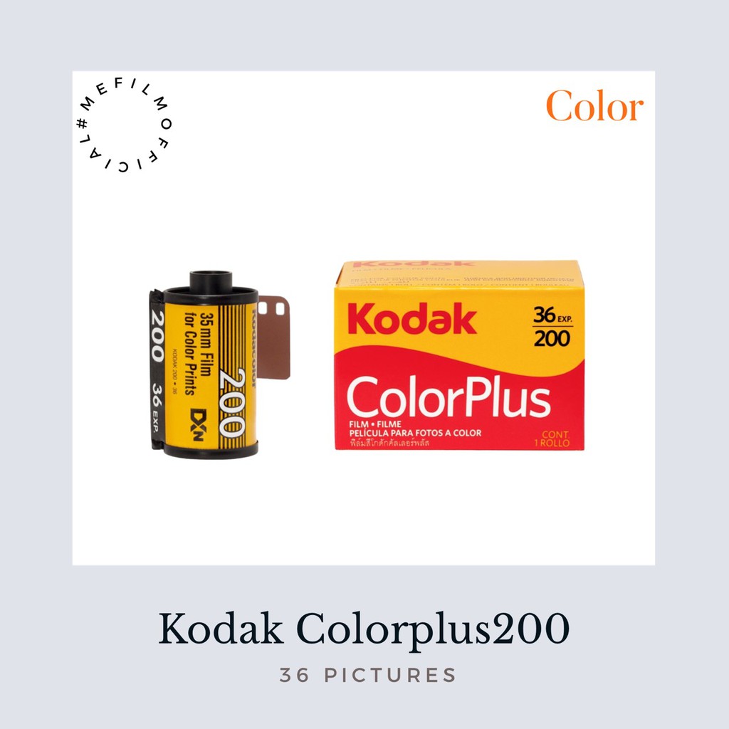 รูปภาพสินค้าแรกของพร้อมส่ง ฟิล์มสี kodak colorplus 200 ฟิล์มใหม่ 36รูป 09/2024 *1ม้วน ฟิล์มถ่ายรูป ฟิล์ม