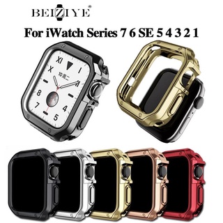 ภาพขนาดย่อของภาพหน้าปกสินค้าเคส TPU iwatch 7 เคสสมาร์ทวอช iwatch 5 4 3 2 1 สมาร์ทวอทช์ ฝาครอบป้องกัน iWatch 6 SE 38mm 40mm 42mm 44mm 41mm 45mm จากร้าน beiziye.th บน Shopee