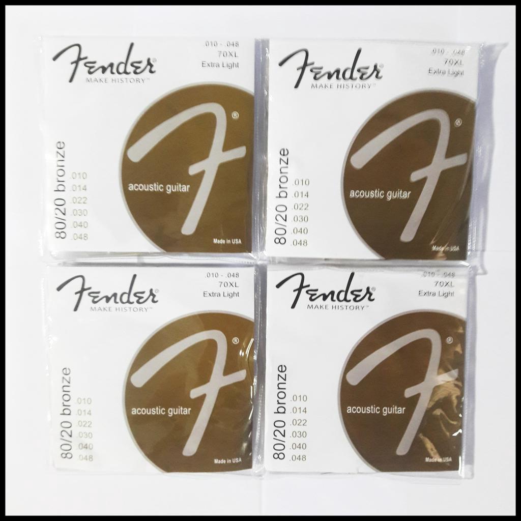 fender-สายกีตาร์โปร่ง-เบอร์-10-รุ่น-70xl-extra-light-010-048-สายกีตาร์ไฟฟ้า-เบอร์10-fender-1ชุด-มี6เส้น-made-in-usa