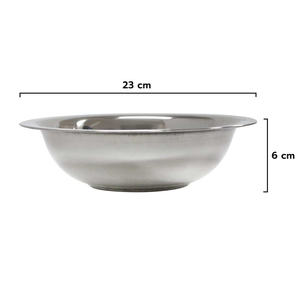 ชามสแตนเลส-23-cm-6-ใบ-ชุด-เครื่องครัว