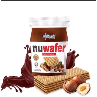 Nuwaferเวเฟอร์สอดไส้ช็อคโกแลตผสมฮาเซลนัต130g