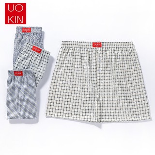 บ๊อกเซอร์ 🔥Comfortable knitted underwear men🔥 แบร์น UOKIN เนื้อผ้านิ่ม ใส่สบาย เกรดพรีเมี่ยม B04