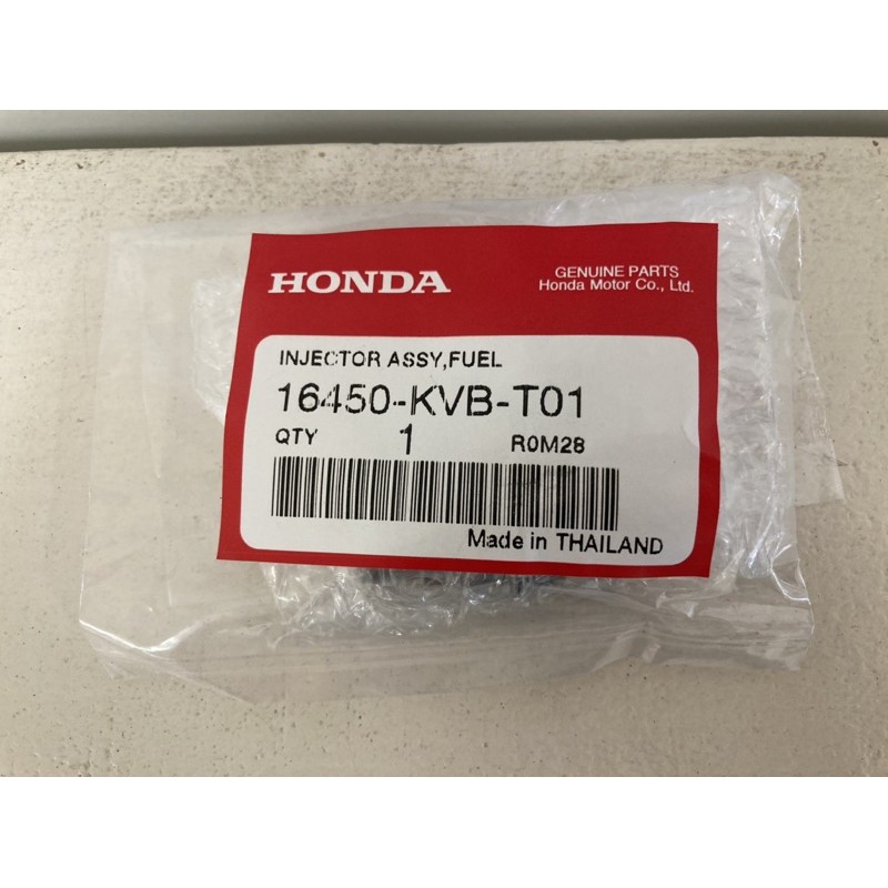 หัวฉีดแท้ศูนย์ฮอนด้า-scoopy-i-ไฟเลี้ยวที่แฮนด์-2009-2011-16450-kvb-t01-หัวฉีดแท้-อะไหล่แท้