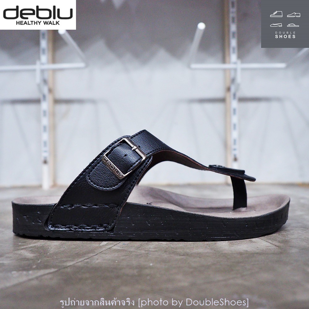 รองเท้าแตะเพื่อสุขภาพ-ผู้หญิง-deblu-รุ่นl460-สีดำ-ไซส์-36-41